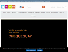 Tablet Screenshot of chequeguay.com